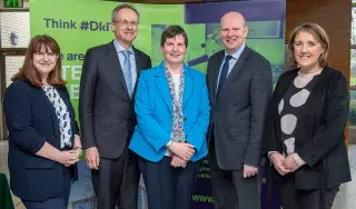 Representatives of the North East Further and Higher Education Alliance (NEFHEA) at the DkIT Symposium: A Changing Cross Border Landscape for Further & Higher Education. [Photo: Ciara Wilkinson]