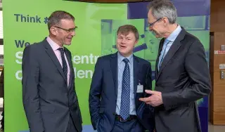 William	Beausang, Assistant Secretary, Department of Education, Skills Vincent Landers, Principal Officer, Department of Education and Skills and Michael Mulvey, PhD, DkIT President pictured at the DkIT Symposium: A Changing Cross Border Landscape for Further & Higher Education.