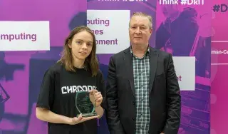 Tech Event Leanne Creedon and Professor Fergal McCaffery