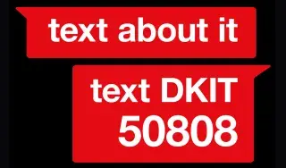 DkIT delighted to partner with Text 50808 - a 24/7 anonymous text support service
