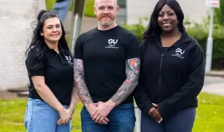 Left to Right: Rosheen Hornby, Gerry O’Brien and Tobi Bewaji