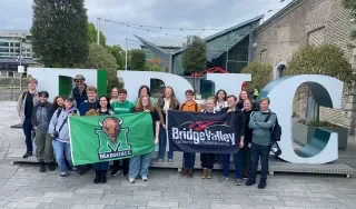 The group at the EPIC Irish Emigration Museum, Dublin