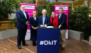 The signing of the Manufacturing Apprenticeship MoU and Consortium Agreement at DkIT