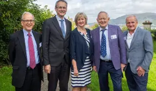 Anthony Russell; Thomas D’Arcy McGee Summer School, Michael Mulvey PhD; President DkIT, Dr Sheila Flanagan; Vice President for Academic Affairs and Registrar DkIT, Pat O Callaghan; Thomas D’Arcy McGee Irish Canadian Person of the Year Award, Tommy Fegan; Thomas D’Arcy McGee Summer School.