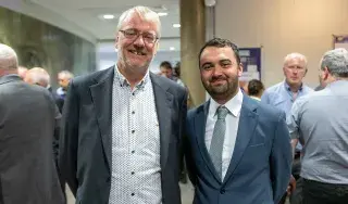 Tom Dooley, Head of School, Michael Gallagher, Engineering Ireland