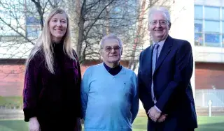 (L-R) Dr. Ingrid Lewis, Tomi Reichental and Dr. Bob McKiernan