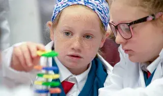 Total concentration from our third to sixth class student guests