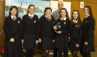 The winners of the 'Judges Award' from Sacred Heart, Drogheda, Co. Louth. 