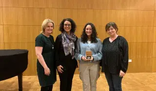 Dr Adèle Commins, Head of Department of Creative Arts, Media and Music, DkIT, Annalisa Monticelli, Director DkIT Choir, Jessica Muldrew, Dr Georgina Hughes, Director DkIT Choir 