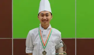 Van Phuoc Le, 1st Year Culinary Arts Student wins Gold and Best in Class at CATEX 2019.
