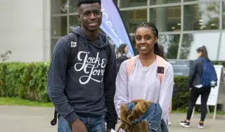 Brother and sister Carlos & Mary-Angela Kayode from Ardee both studying the BSc (Hons) in Science with Environmental Bioscience.