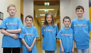 Young Ninjas Take Part in DkIT's First Ever Megadojo