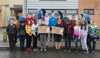 Children from Aston Village Educate Together NS in Drogheda