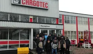 Computing students visit Cargotec