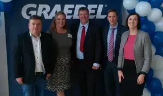 [From left]  Shane Hill, Head of Department of Management and Financial Studies, DkIT  Michelle Tayler, Director of International Accounting, Graebel;  Tony Purcell, General Ledger Manager, Graebel;  Anthony Murray, Employment Liaison Officer, DkIT;  Catherine Staunton, Careers & Placement Officer, DkIT