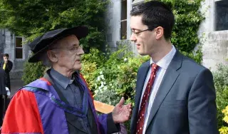 Dr Daithí Kearney and Fr Pat Ahern