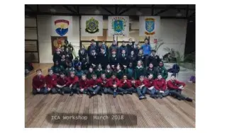 Students from Beaufort College (Navan), De La Salle (Dundalk), St Louis (Dundalk), and St Marys (Dundalk)