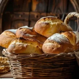 Basket of Fresh Bread