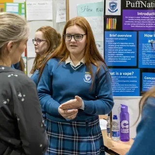 Muireann Monaghan, Siohie Rogan, Dayna McGoohan, Eureka Secondary School, Co. Meath