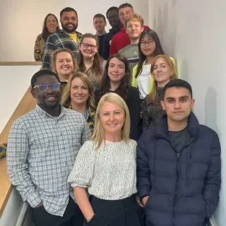 Photo of the team members of the Centre for Freshwater and Environmental Studies CFES) 